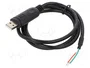 DeLOCK Cable adaptador USB 2.0 Tipo-A a serie RS-485 3 x extremos abiertos 1 m
