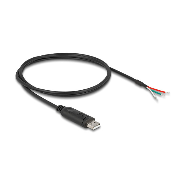 DeLOCK Cable adaptador USB 2.0 Tipo-A a serie RS-485 3 x extremos abiertos 1 m DeLOCK Cable adaptador USB 2.0 Tipo-A a serie RS-485 3 x extremos abiertos 1 m