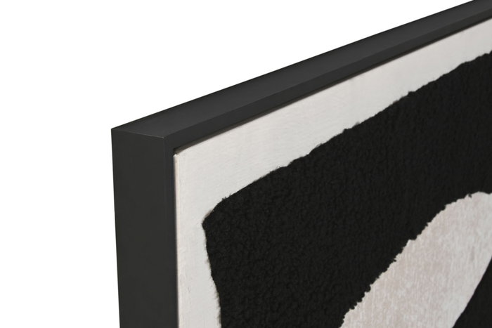DKD Home Decor Cuadro Lienzo Item Home Beige Negro Abstracto 102.6 x 4.3 x 142.6 cm (2 Unidades)