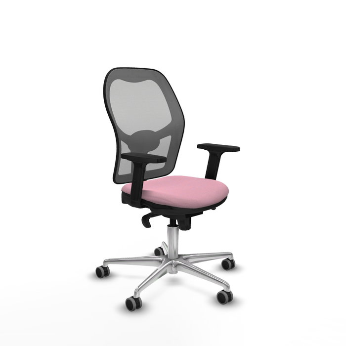 PIQUERAS Y CRESPO Silla de oficina Jorquera Rosa y Gris PIQUERAS Y CRESPO Silla de oficina Jorquera Rosa y Gris