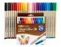 Artline Rotulador Supreme Brush Punta Pincel Base Agua Trazo Fino Bolsa 24 Unidades Colores Surtidos