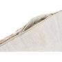 DKD Home Decor Cojín Decorativo Estilo Shabby, Natural y Blanco, 50x30 cm