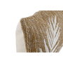 DKD Home Decor Cojín Decorativo Estilo Shabby, Natural y Blanco, 50x30 cm