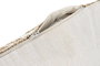 DKD Home Decor Cojín Decorativo Estilo Shabby, Natural y Blanco, 50x30 cm, Fabricado en Poliéster Bordado con Cremallera