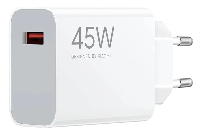 Xiaomi Cargador Turbo 45W con Puerto USB-A Blanco BHR07SLEU Xiaomi Cargador Turbo 45W con Puerto USB-A Blanco BHR07SLEU