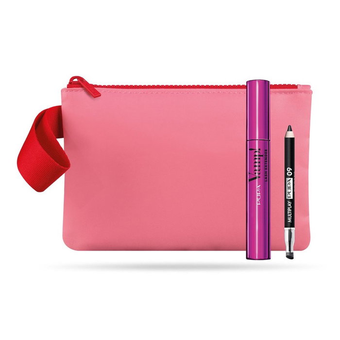 Pupa Vamp! Máscara de Pestañas Extender + Lápiz de Ojos Multi-Play nº09 + Neceser