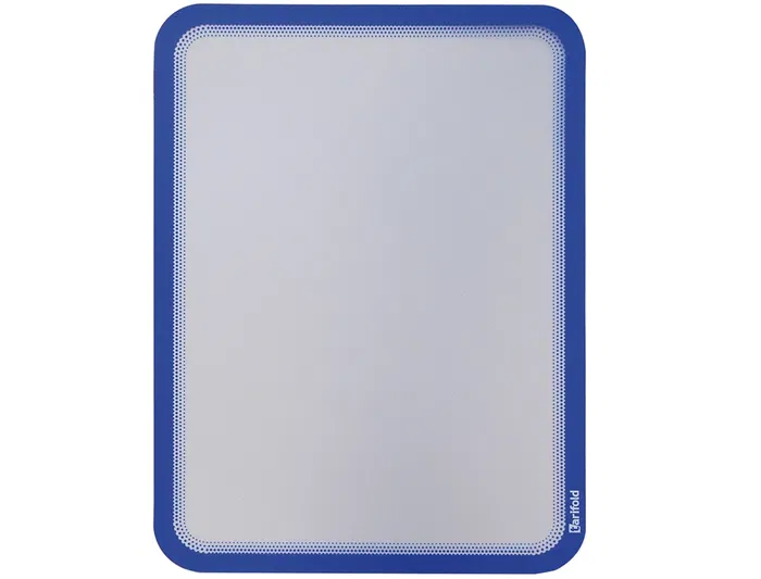 Djois Marco Porta Anuncios Magnético DIN A4 con 4 Bandas Magnéticas, Azul, Pack de 2 Unidades