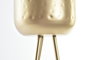 DKD Home Decor Macetero Dorado 24.5 x 64 x 29 cm (2 Unidades) Metal