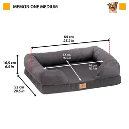 Ferplast Cama Viscoelástica Memory M 64x52x16,5cm