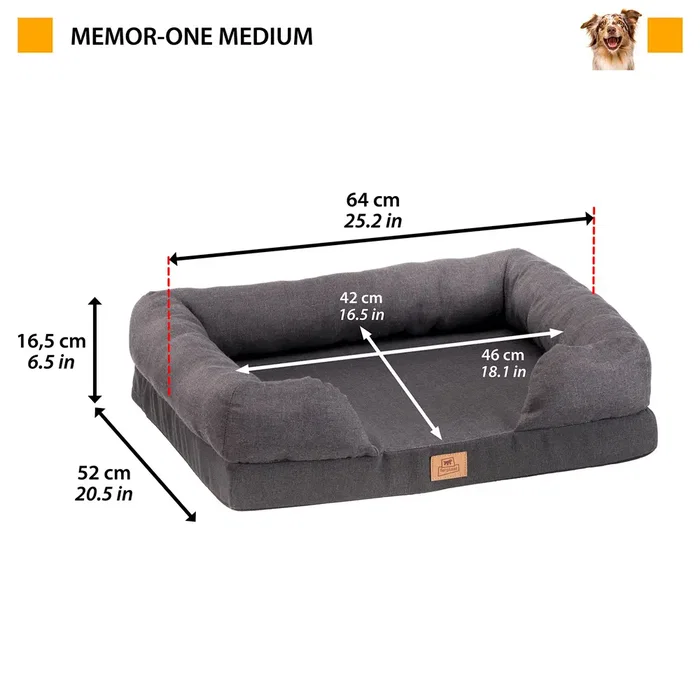 Ferplast Cama Viscoelástica Memory M 64x52x16,5cm Ferplast Cama Viscoelástica Memory M 64x52x16,5cm