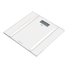 Jata Hogar Báscula de baño inteligente blanca analizadora corporal hasta 180 kg con app iOS Android