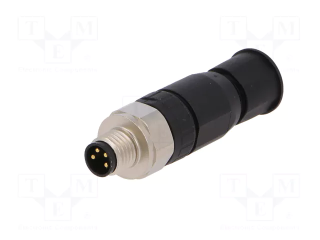 HARTING Conector M8 Macho 4 Pines Recto IP67