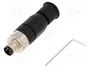 HARTING Conector M8 Macho 4 Pines Recto IP67