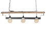 DKD Home Decor Lámpara de Techo Acacia y Hierro Marrón