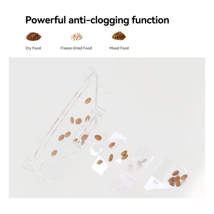 Imou PF1 Comedero Automático Inteligente para Mascotas con Cámara, 4L, Acero Inoxidable, Blanco, WiFi, para Gatos y Perros