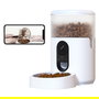 Imou PF1 Comedero Automático Inteligente para Mascotas con Cámara, 4L, Acero Inoxidable, Blanco, WiFi, para Gatos y Perros