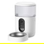 Imou PF1 Comedero Automático Inteligente para Mascotas con Cámara, 4L, Acero Inoxidable, Blanco, WiFi, para Gatos y Perros