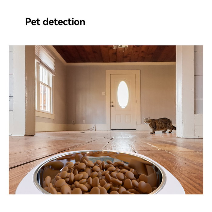 Imou PF1 Comedero Automático Inteligente para Mascotas con Cámara, 4L, Acero Inoxidable, Blanco, WiFi, para Gatos y Perros