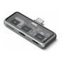 Satechi USB-C PD Mobile XR Hub & MicroSD Card Reader Space Grey ST-HXRSDM