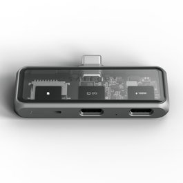 Satechi ST-HXRSDM USB-C PD Mobile XR Hub & MicroSD Card Reader Gris