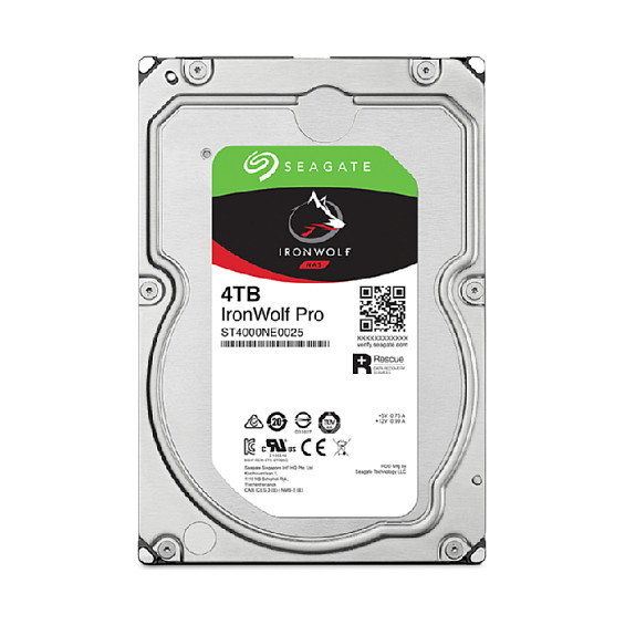 Seagate IronWolf Pro ST4000NT001 Disco Duro Interno NAS 4TB SATA 3.5"
