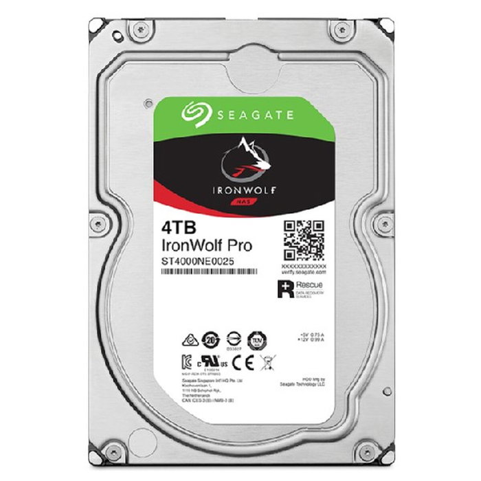 Seagate IronWolf Pro ST4000NT001 4 TB 7200 RPM 256 MB 3.5 pulg.