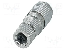 PHOENIX CONTACT Conector M12 4 pines recto IP65 63V 12A