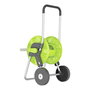 Cellfast Carro Portamangueras con Bobina Giratoria por Manivela, Capacidad para 45m Ø12,5mm, 30m Ø15mm o 20m Ø19mm, con Ruedas y Asa Telescópica