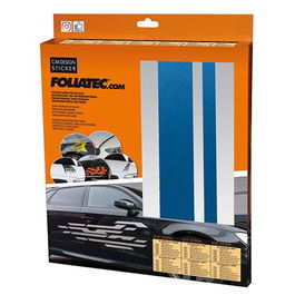 Foliatec FO33932 Pegatinas para Coche Diseño Líneas Azul 5,8 x 360 cm
