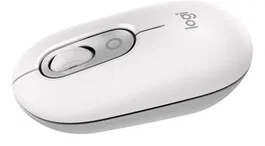 Logitech POP Mouse Ratón Inalámbrico Bluetooth 910-007411 Ambidiestro, Silencioso, con Botones Programables y SmartWheel, Tecnología Easy-Switch para 3 Dispositivos, Color Blanco