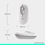Logitech POP Mouse Ratón Inalámbrico Blanco 910-007411