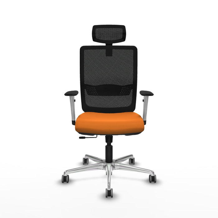 PIQUERAS Y CRESPO Silla de oficina Haches Naranja y Negro PIQUERAS Y CRESPO Silla de oficina Haches Naranja y Negro