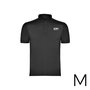 Edm Polo Negro Talla M Manga Corta Bordado Algodón Poliéster Merchandising