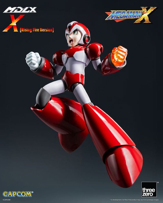 ThreeZero Mega Man X Figura MDLX Rockman X (Rising Fire Version) 12 cm