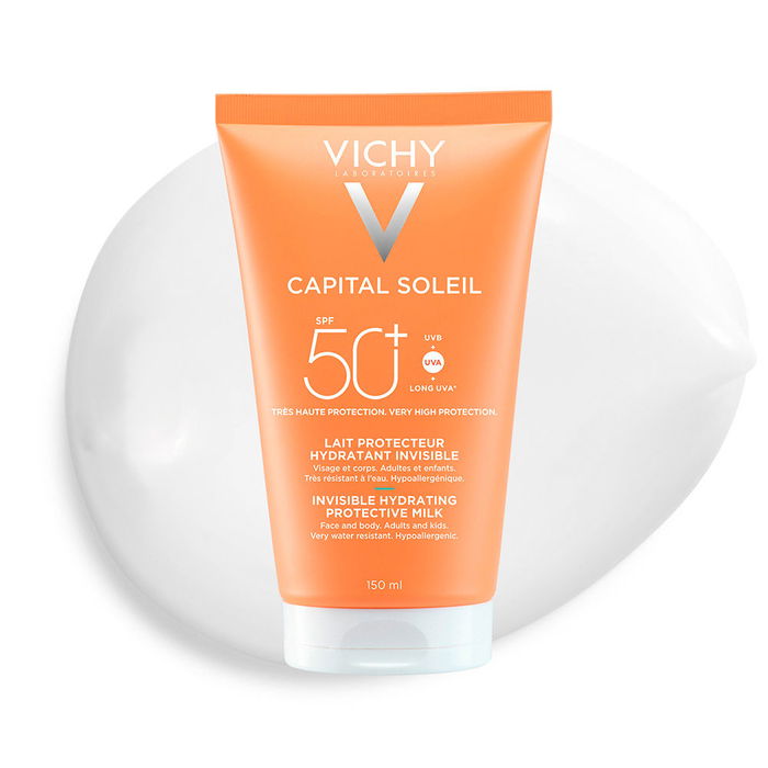 Vichy Capital Soleil Leche Hidratante Invisible SPF50+ 150 ml - Protector Solar Familiar