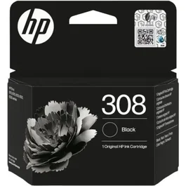 HP Cartucho de Tinta Original 308 Negra 7FP21UE Rendimiento Estándar para 160 Páginas