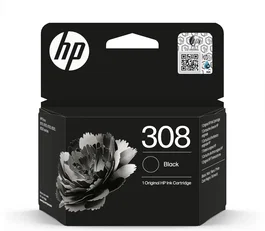 HP Cartucho de Tinta Original 308 Negra 7FP21UE Rendimiento Estándar para 160 Páginas