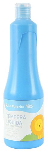 LA PAJARITA Témpera Líquida Azul Cyan 500 ml (Botella) LA PAJARITA Témpera Líquida Azul Cyan 500 ml (Botella)