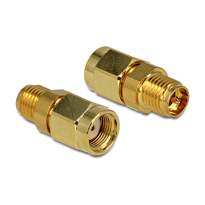 DeLOCK 88875 Adaptador RP-SMA a RP-SMA Oro DeLOCK 88875 Adaptador RP-SMA a RP-SMA Oro