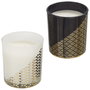 Home Deco Factory Bougie Vela Perfumada con Joya Dorada - Flor de Cerezo o Vainilla