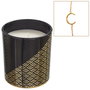 Home Deco Factory Bougie Vela Perfumada con Joya Dorada - Flor de Cerezo o Vainilla