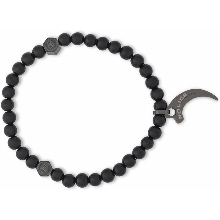 Police Pulsera para Hombre en Resina Negra PEAGB2211923