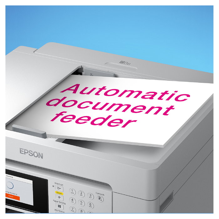 Epson EcoTank Pro ET-16685 Impresora Multifunción A3 de Tinta Color, WiFi, Ethernet, Impresión, Escaneo, Copia y Fax, Duplex Automático, Blanco