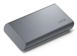 LaCie Mobile SSD Secure Disco Externo 2TB USB Tipo C 3.2 Gen 2 Tecnología Thunderbolt Gris - 1050 MB/s, Encriptación Hardware