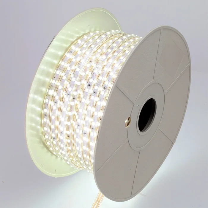 HO Tira LED 220V 60 LEDs/M 500W 42.000Lm 50m SMD5050 IP65 Blanco Cálido - Rollo 50 Metros [HO-220-60-50MY]