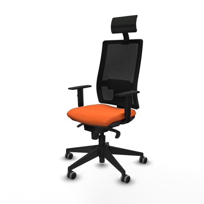 PIQUERAS Y CRESPO Silla de oficina Horna Naranja y Negro PIQUERAS Y CRESPO Silla de oficina Horna Naranja y Negro