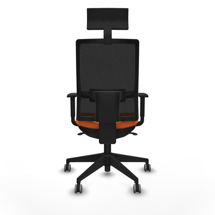 PIQUERAS Y CRESPO Silla de oficina Horna Naranja y Negro PIQUERAS Y CRESPO Silla de oficina Horna Naranja y Negro