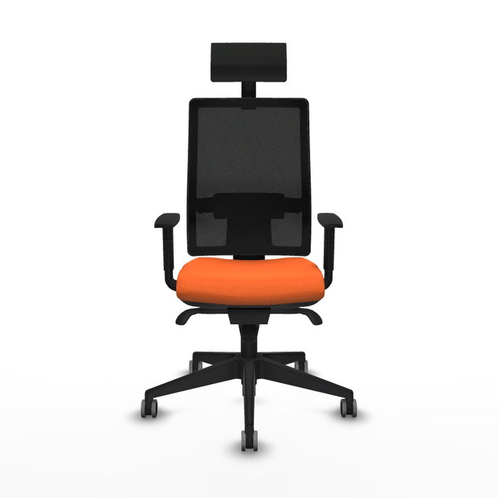 PIQUERAS Y CRESPO Silla de oficina Horna Naranja y Negro PIQUERAS Y CRESPO Silla de oficina Horna Naranja y Negro