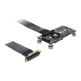 DeLOCK Adaptador PCI Express 3.0 x4 a M.2 Key M con Ventilador y Cable de 10 cm
