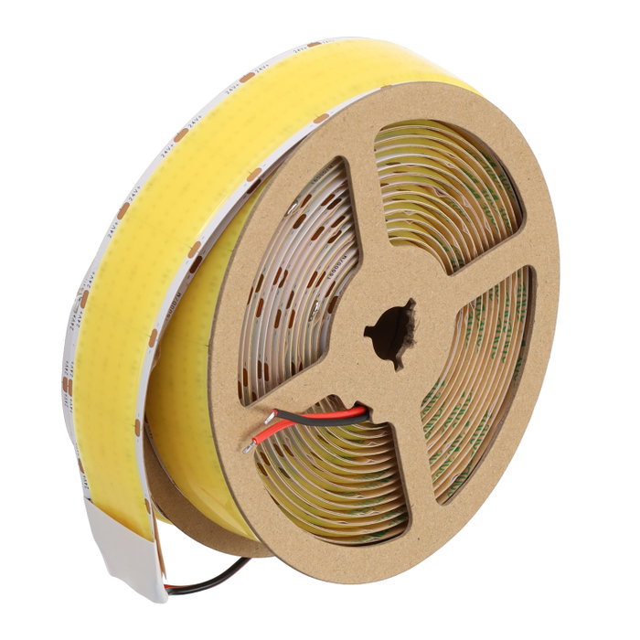 Tira LED COB 24VDC 36W 6000K IP20 1680LEDs/m 2700Lm/m 5 Metros Iluminación Interior Tira LED COB 24VDC 36W 6000K IP20 1680LEDs/m 2700Lm/m 5 Metros Iluminación Interior
